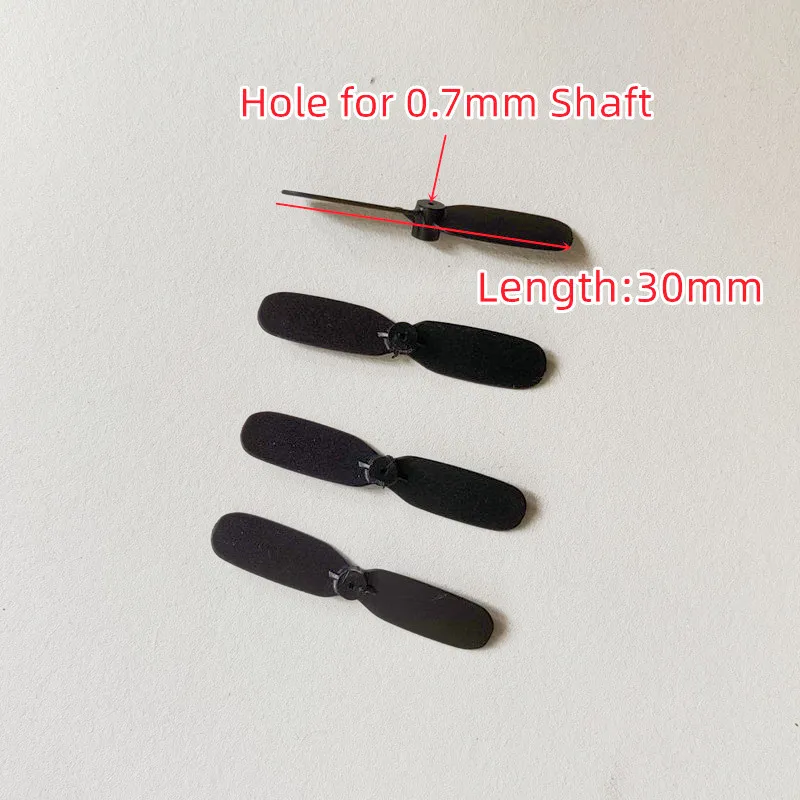 30*0.7Mm 3Cm 0.7 Tail Blade Rotor Props Syma S105G S107 S107G S108G S109G S102G Rc Mini diy Helikopter Speelgoed Onderdelen R/C Toebehoren