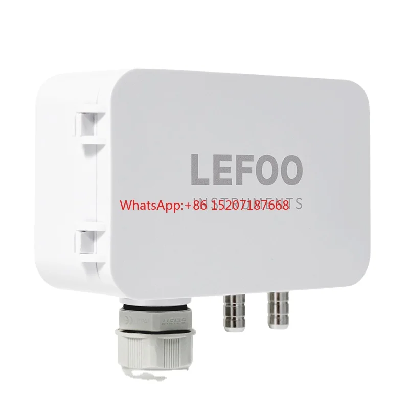 LEFOO 0~1000Pa 0~10VDC air differential pressure transmitter clean room available