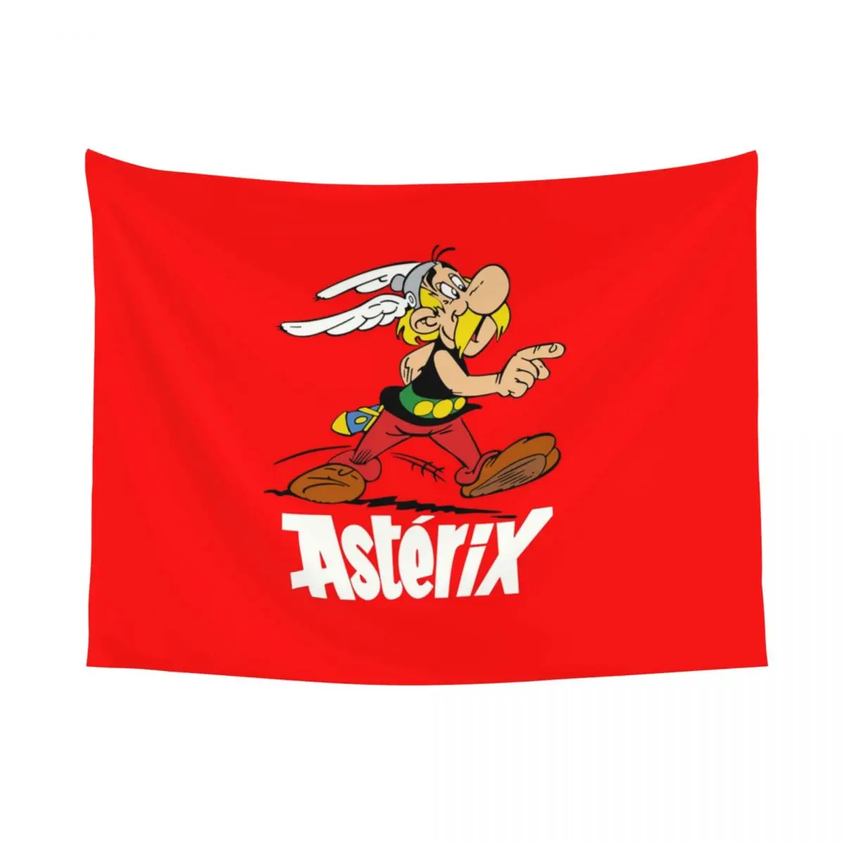 Custom Funny Asterix Tapestry Hippie Room Decor Manga Obelix Tapestries Wall Hanging for Living Room Home Decoration