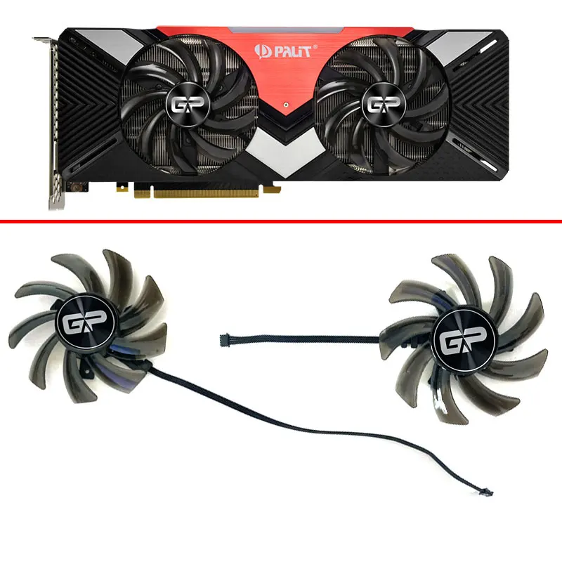 

Cooling Fans NEW GA91S2U 85MM 4PIN GPU Cooler Fan For Palit GeForce RTX 2080 GAMING PRO/DUAL RTX2080TI Graphics Cards