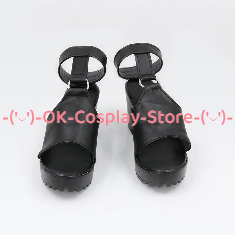 Genzuki Tojiro Cosplay Shoes Halloween Carnival Boots Vtuber Cosplay Prop PU Leather Shoes Custom Made