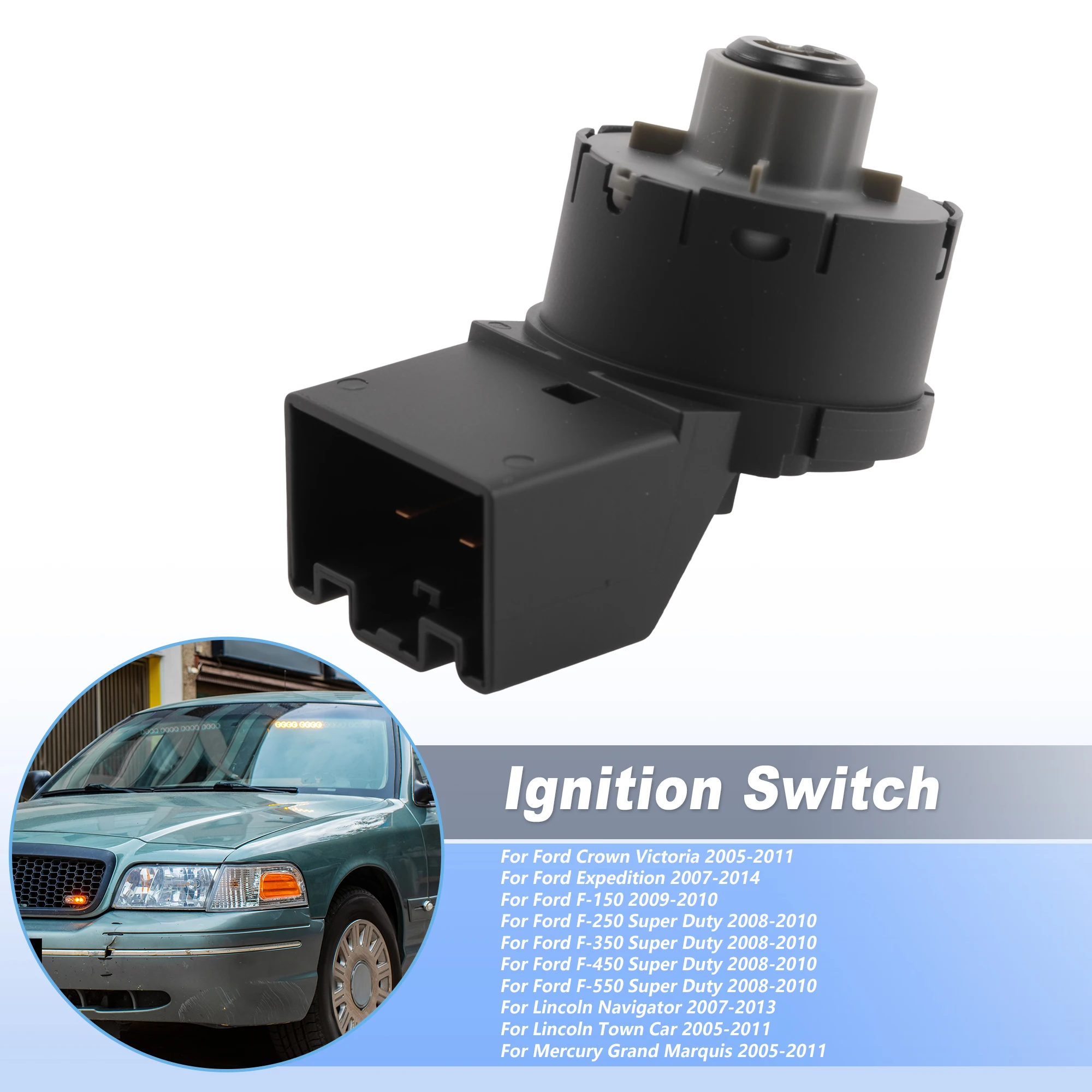 X Autohaux US569 Ignition Starter Switch for Ford for Crown Victoria 2005-2011