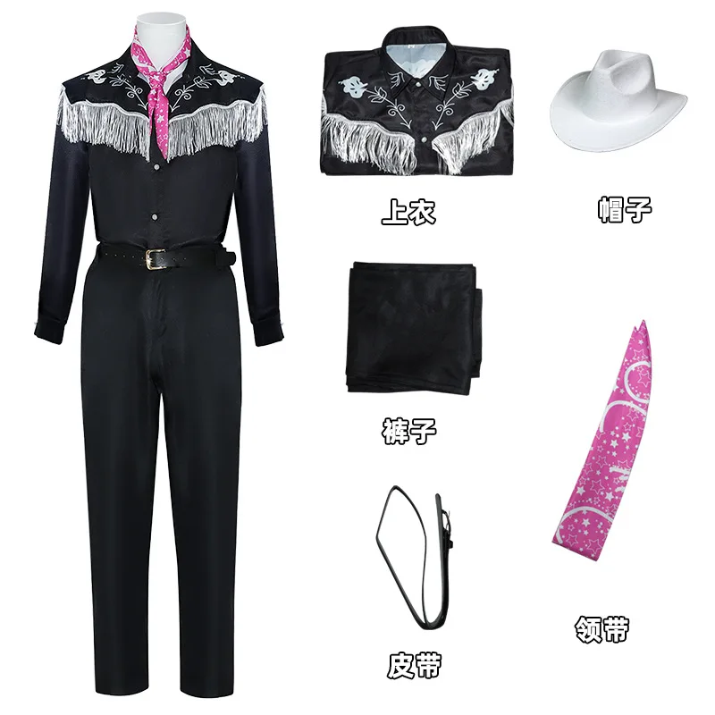 Movie Barbie Cosplay Costume Live Action Movie Barbie Dress Leggings Halloween Cosplay Costume