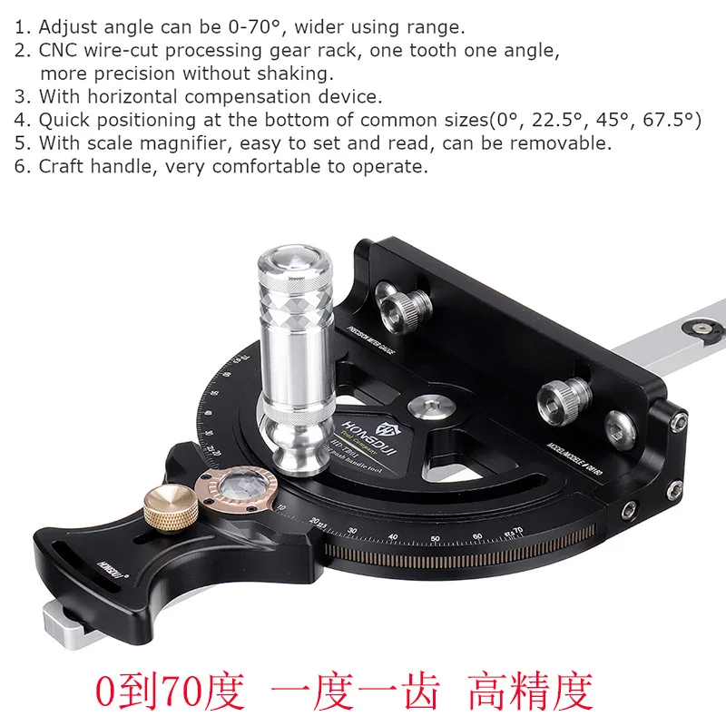 Woodworking Table Saw Push Stick Push Block Angle Gauge Crosscut DIY Tool