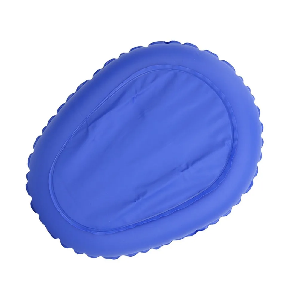 Portable Blue Inflatable Bedpan PU Lightweight Bedpan Easy To Clean Foldable Anti-bedsore Bedpan Home Nursing