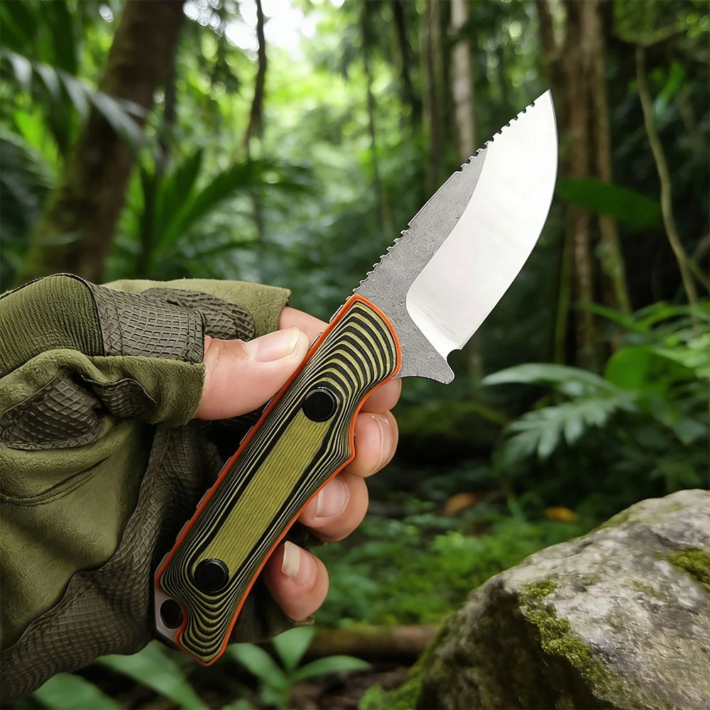 BM 15017 Hidden Canyon 8Cr13Mov Blade Fixed Blade Knife Multifunctional Gear BBQ Fishing Picnic Bamboo Segmenting Stake Shaving