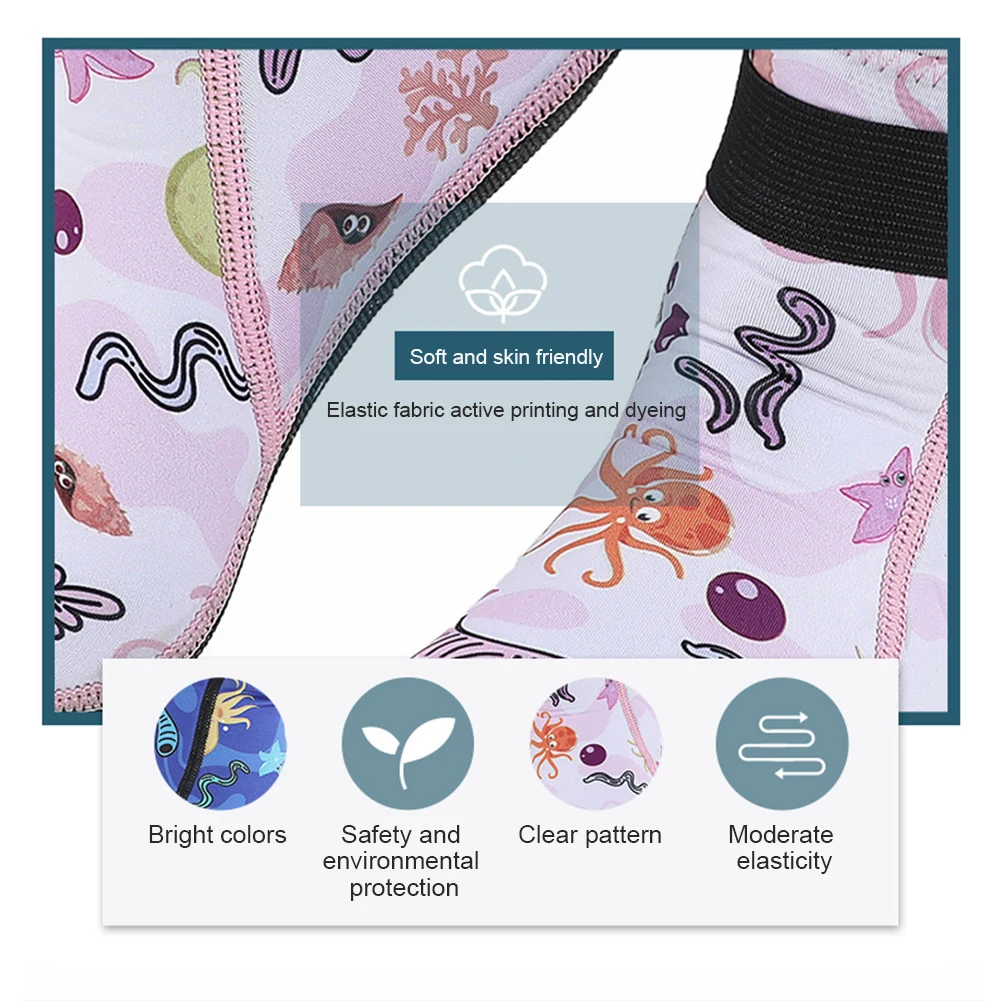 

Kids Neoprene Water Socks Sand Socks Anti-slip Swimming Socks Adjustable Toddlers Diving Socks Keep Warm for Water Sports