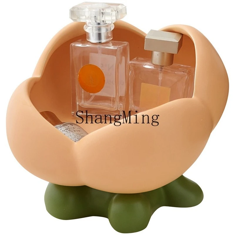 

PYH original design cream wind tulip key storage ornament entrance jewelry box makeup table tray