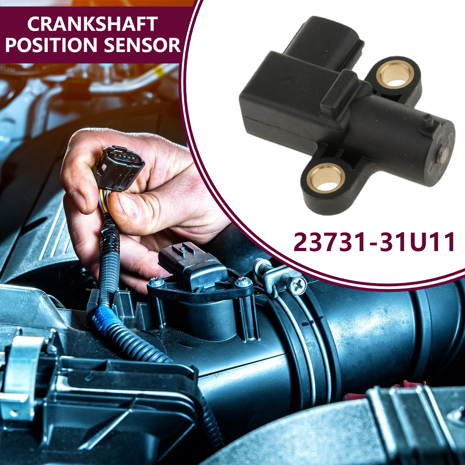 

Crankshaft Position Sensor fits for Infiniti I30 QX4 Nissan Maxima Pathfinder 23731-31U11, 2373131U11