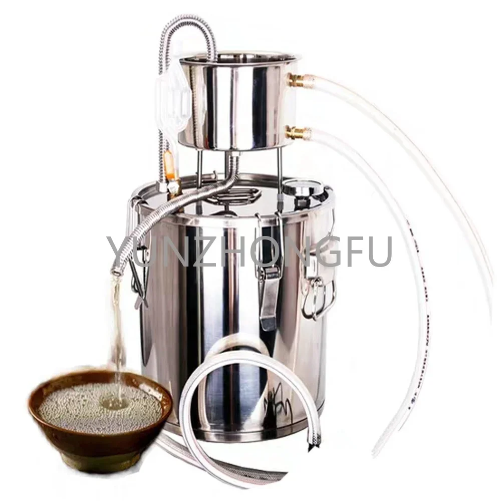 Home Alcohol Brewing Machinery Stainless Steel Purslane Hydrolat Distiller