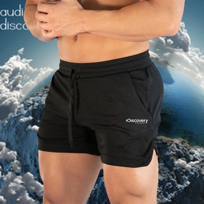 

Muscle running shorts, fast drying breathable marathon shorts, 3-minute fitness beach pants, tight mesh fabric, sports style, ne