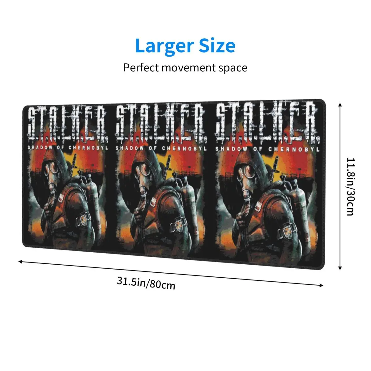 Large Mouse Pad Stalker Shadow Of Chernobyl Gamer PC Laptop Mats Keyboard Carpet Computer Gaming Office Accessories Desk Mat
