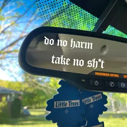 Slogan Mirror White Sticker Funky Mirror Funny Motivational Stickers Laptop Stickers Car Decal Waterproof Vinyl Decal Wall Art