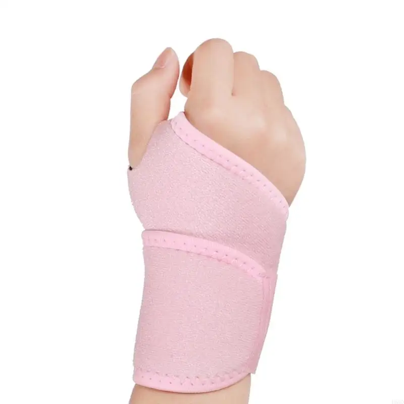 Wrist and Thumb Support Brace Adjustable Wrist Compression Wrap for Gym Workout 