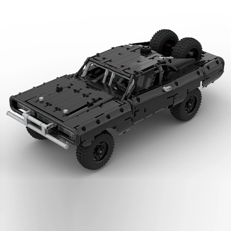 Furious Movies Model MOC Building Bricks Off-Road Modified Vehicle Modular Technology Gift Holiday Assemble Children Toy Suit