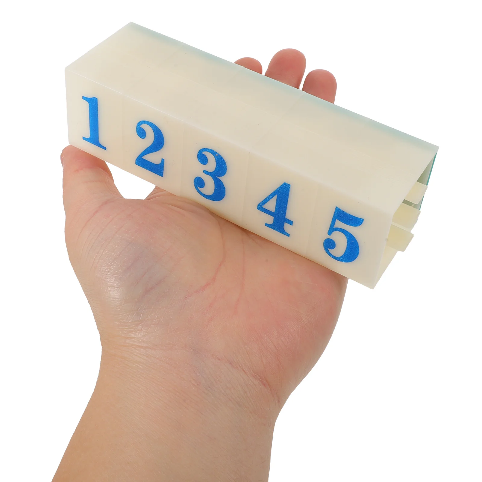 1Set Number Counter Stamp Set 0-9 Portable Date and Code Stamping Kit for Business Journaling Education DIY Projects Fast File