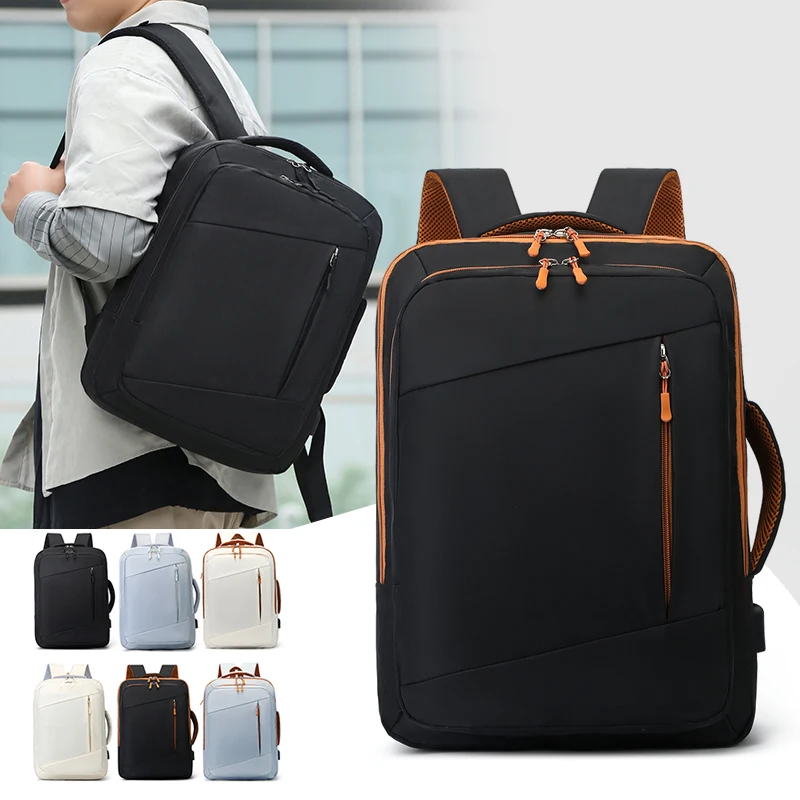 حقيبة ظهر متعددة الوظائف للأعمال، سعة كبيرة، مساحة منفذ شحن USB، حقيبة ظهر رجال الأعمال، حقيبة ظهر للكمبيوتر للرجال