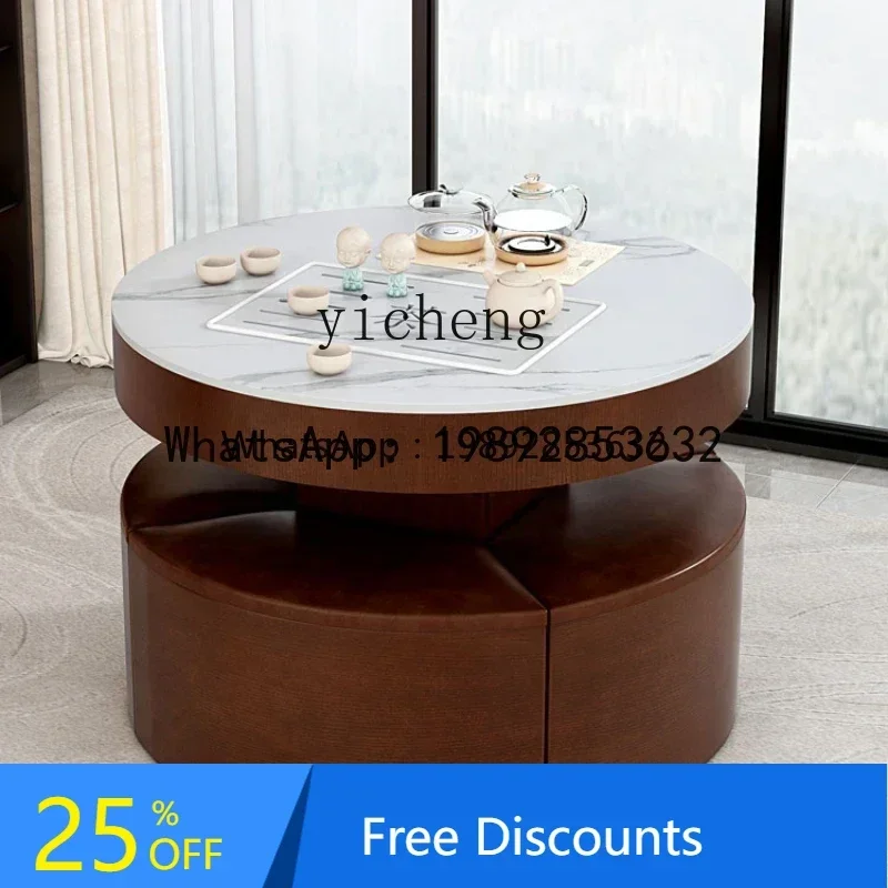 O2-10   Stone Plate Tea  Modern Coffee  Multi-Functional Tea Table Combination Balcony Cooking Tea Table