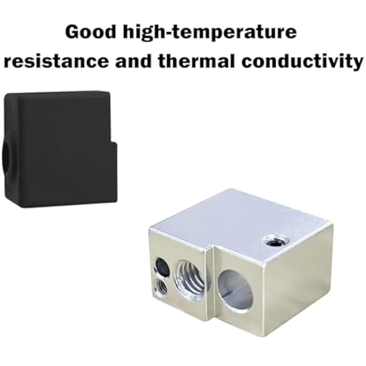 A03R 2pcs 0.4MM Print Head Extruder Kit Hot End Heater Block Heating Rod Thermistor Nozzle for S1