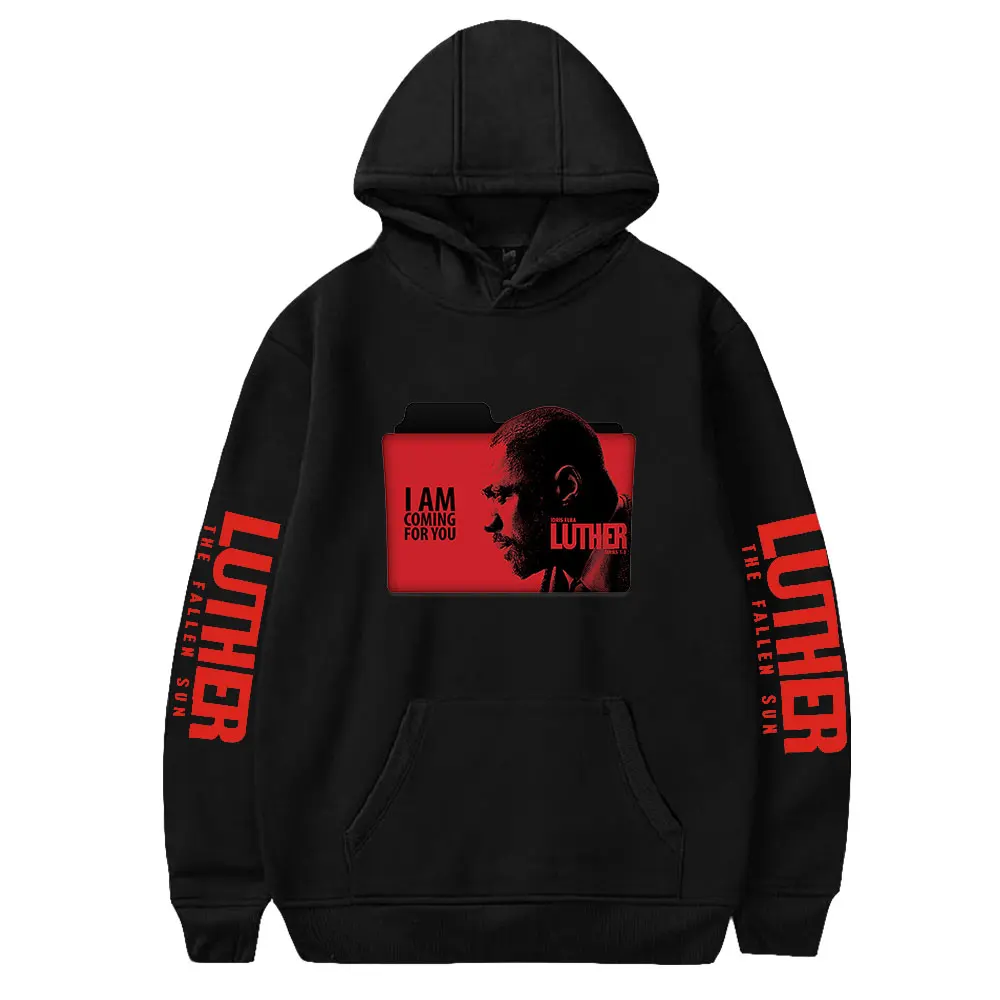 Luther The Fallen Sun Movie Long Sleeve Streetwear Women Men Hooded Sweatshirt  New Movies Fashion Clothes