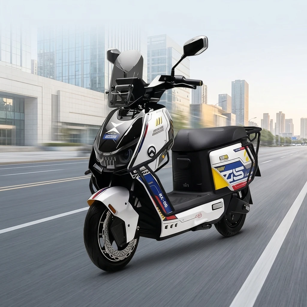 A Unique 120 Kilometers Per Hour Electric Motorcycle with Energy Recovery System, Exclusively Designed by a Chinese Factory.