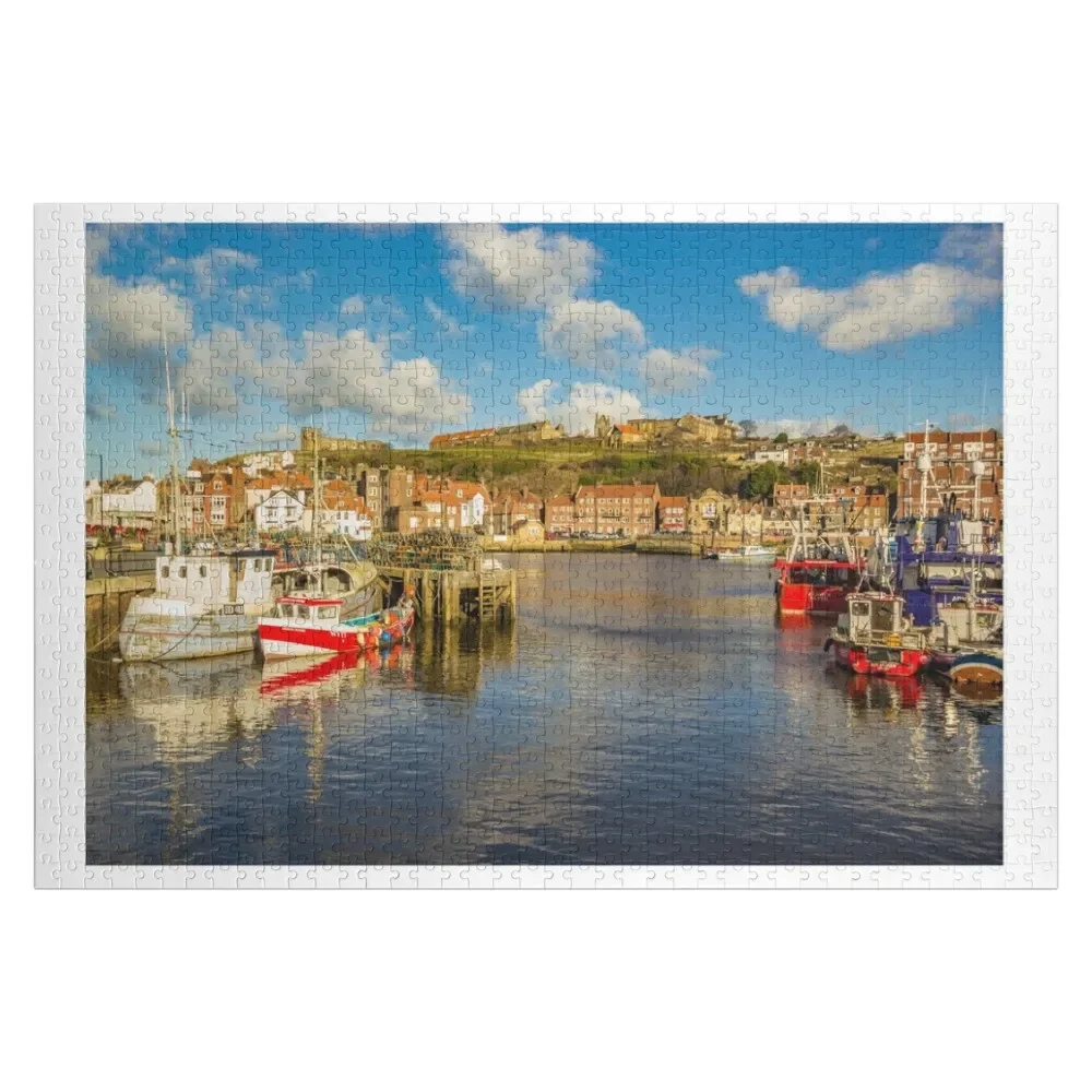 

Whitby Harbour Jigsaw Puzzle Personalized Animal Customized Photo Puzzle