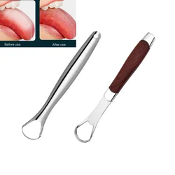 Tongue Scraper Cleaner for Adult Kid Tongue Brush Breath Dental Eliminate Bad Breath in Seconds Orals Care Tool