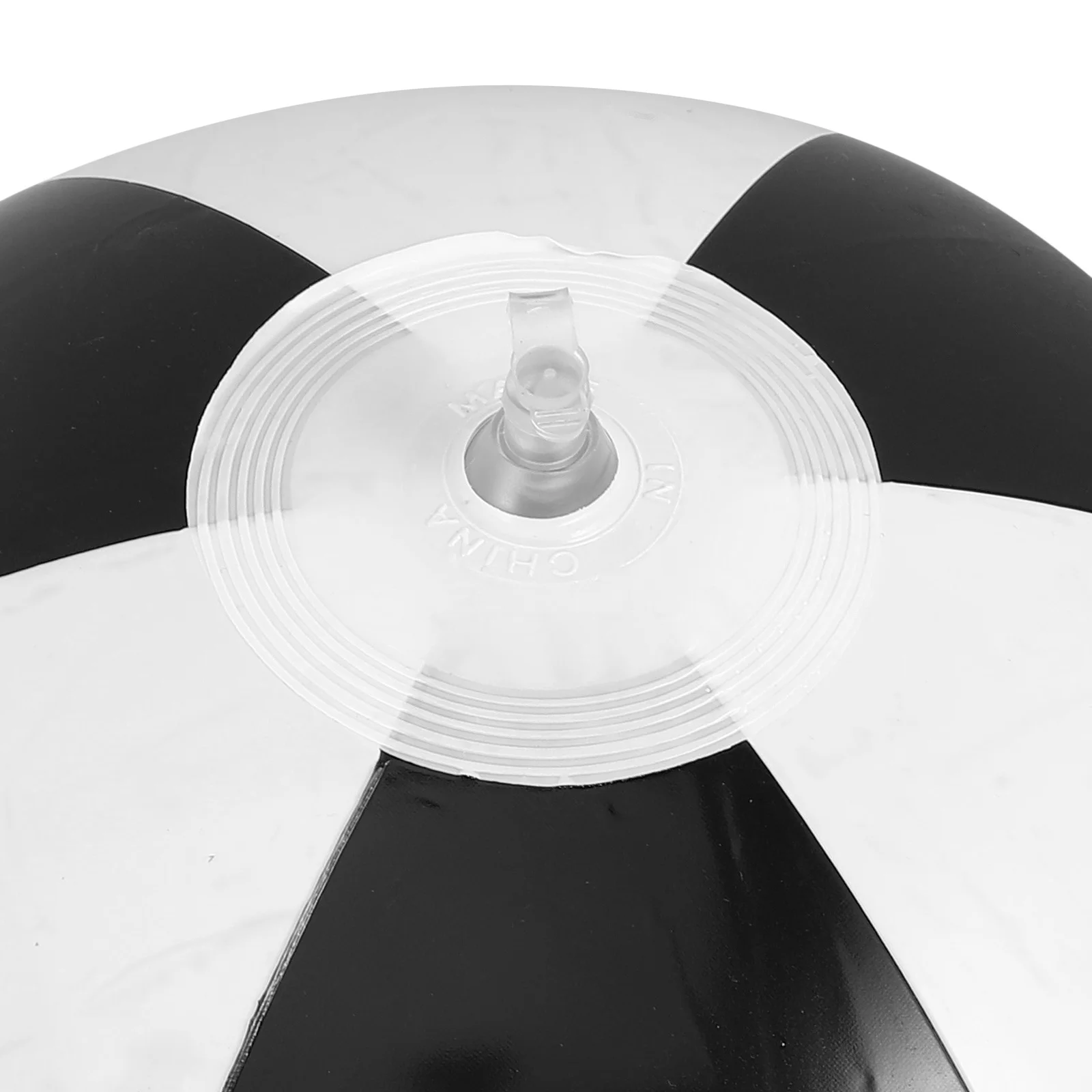 6 pezzi 36 cm pallone da spiaggia gonfiabile bianco nero leggero gonfiabile per bambini gioco in piscina galleggiante estate all'aperto cortile lago spiaggia festa