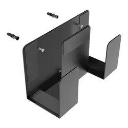 Wall Mount Laptop Holder Multifunctional Laptop Wall Mount Computer Keyboard Holder Cable Box Mount Metal For Space Saving