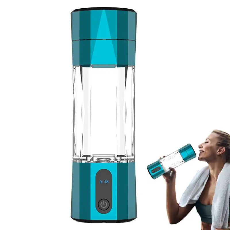 

Portable Hydrogen Water Bottle 208ml PEM Electrolytic Hydrogen Generator USB Rechargeable Digital Touch Control LED Display 2