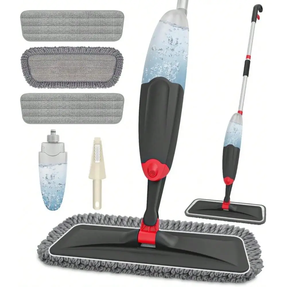 

Microfiber Hardwood Floor Mop Dust Spray Mops For Cleaning Wood Home Kitchen Floors Wet Mopping Amp Dry Sweeping 3 Reusable Ref