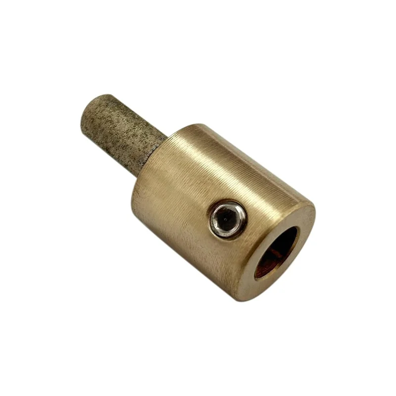 

1/4 Inch Diamonds Grinding Bit Glass Abrasive Tool Brass Core Stained Glass Supplies
