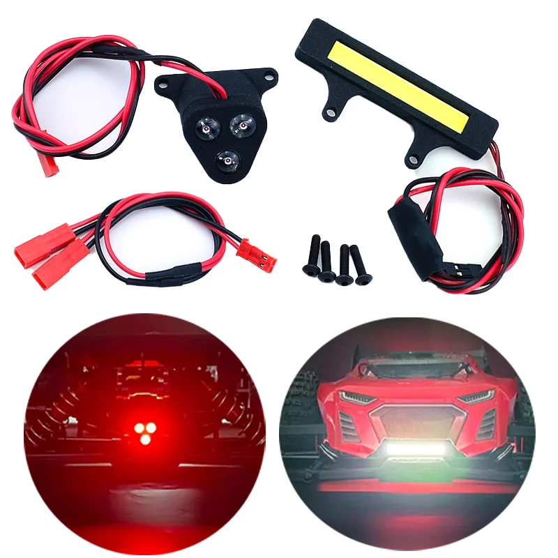 For 1/8 Arrma TALION 6S BLX LED Light Headlights Taillights Kit Spotlight 4WD Brushless Sport Performance Truggy