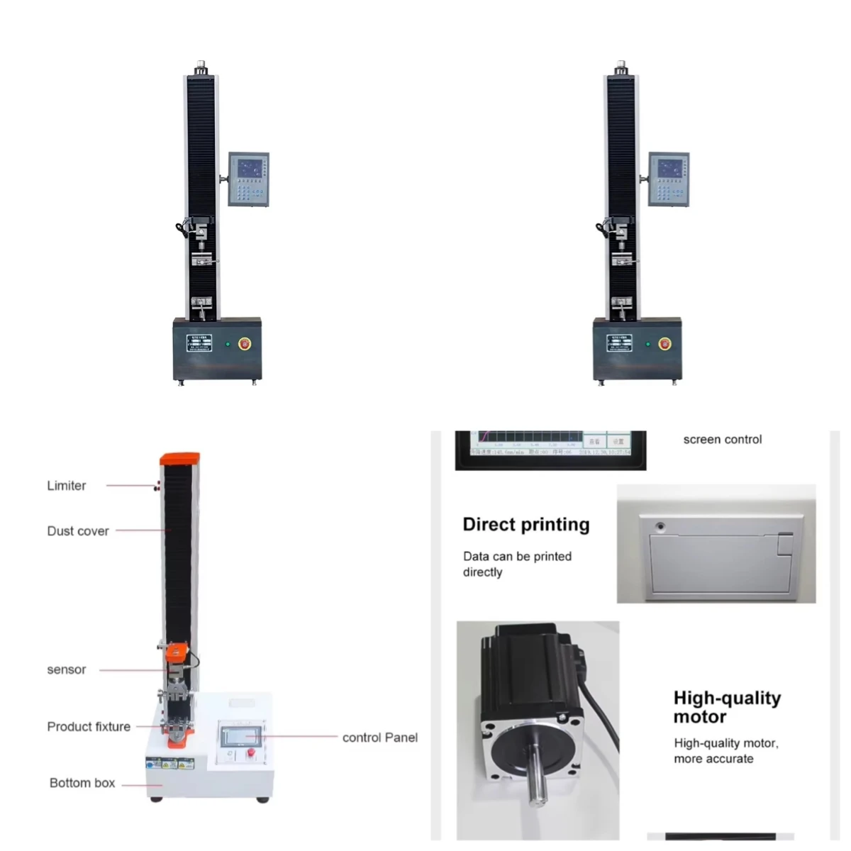 

General Laboratory Tensile Equipment 1000N 220V 1-Year Warranty for Plastic/Textile/Steel Cable