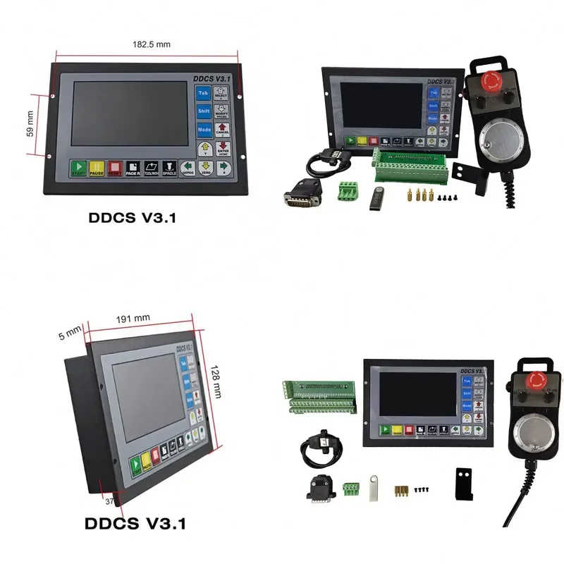 TEBAK DDCSV4.1 Standalone Motion Controller Offline Controller 3 Axis/4 Axis USB CNC Controller Interface