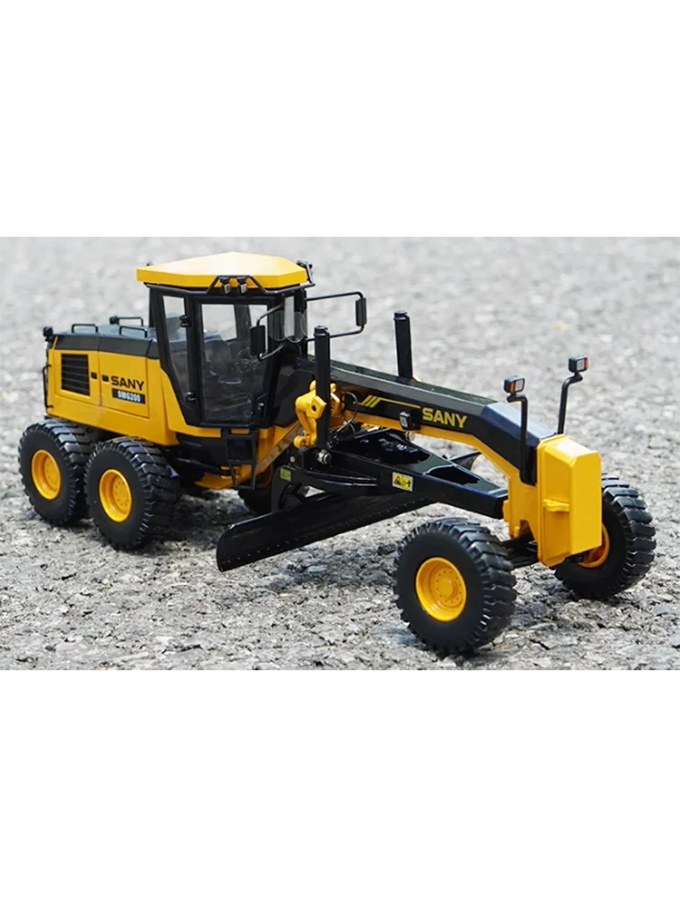 Diecast 1:35 Schaal SANY SMG200 Motor Grader Legering Techniek Voertuig Model Afgewerkt Statische Simulatie Collectie Speelgoed Gift