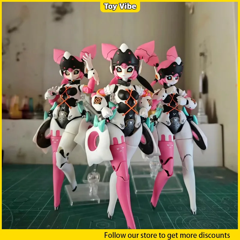 Figura de acción articulada a escala 1/12 de Aria, modelo de la chica mecha