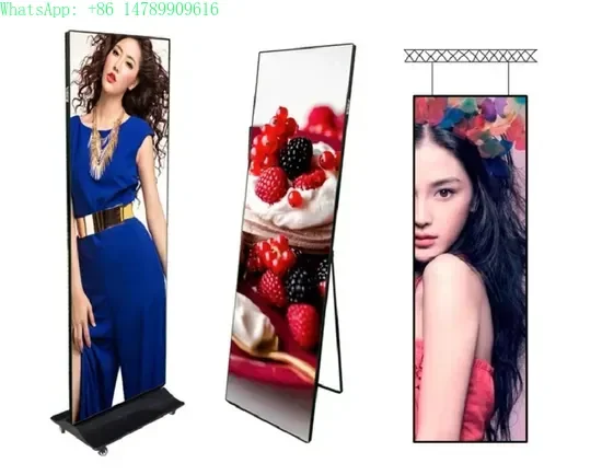 LEDCustom Waterproof DisplayFloor Stand Indoor Poster Digital Signage Mirror Display Module