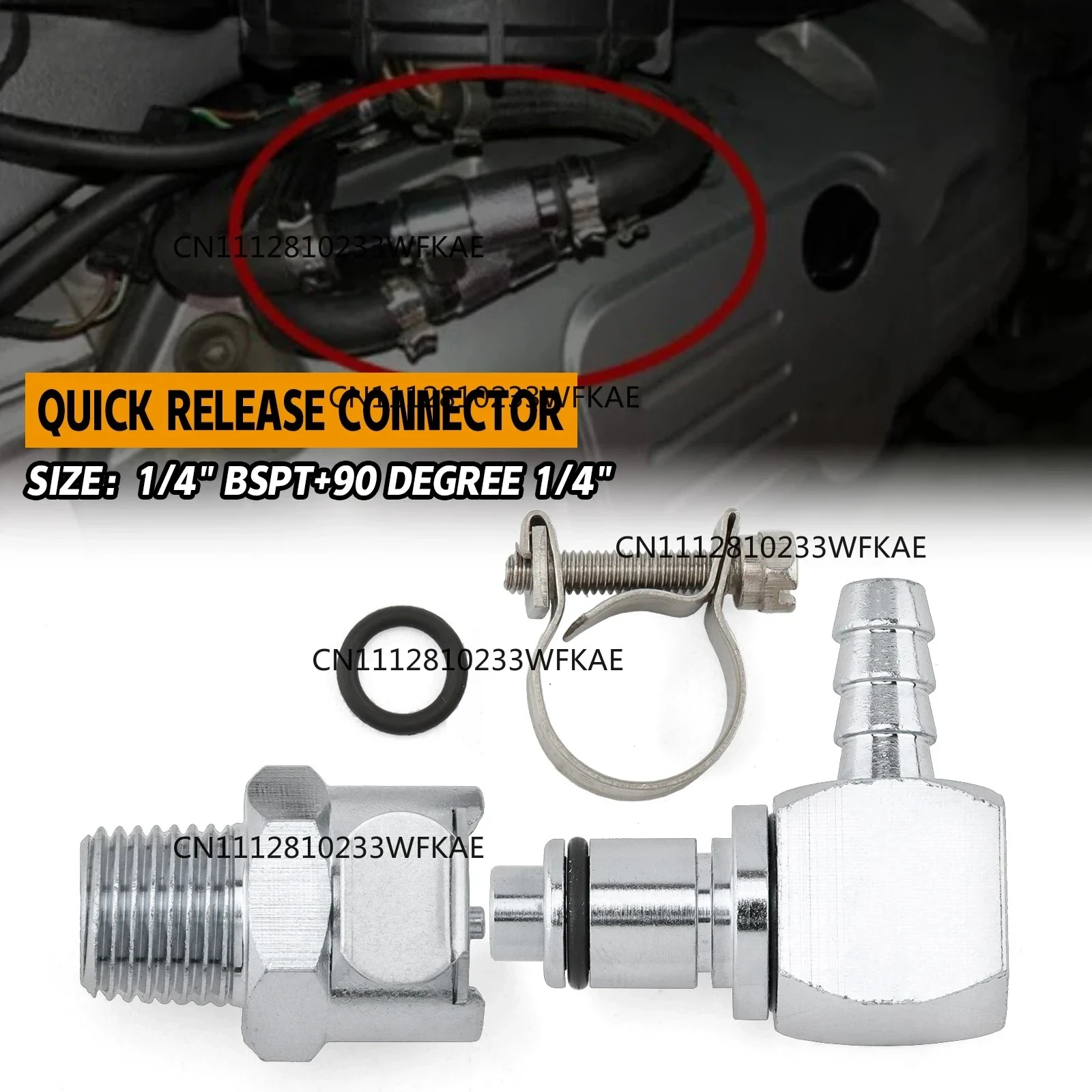 Fuel Petrol Line Hose Quick Release Disconnect Coupling Kit Set For BMW R1200GS ADV R1200R/RT S1000RR K1300R K1600GTL HP4 Rninet