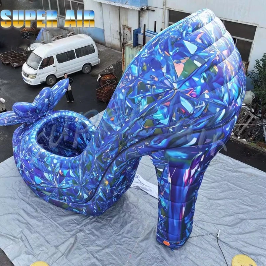 إنتاج شعبي أحذية كريستال قابلة للنفخ مخصصة لتزيين الأداء على نطاق واسع #1