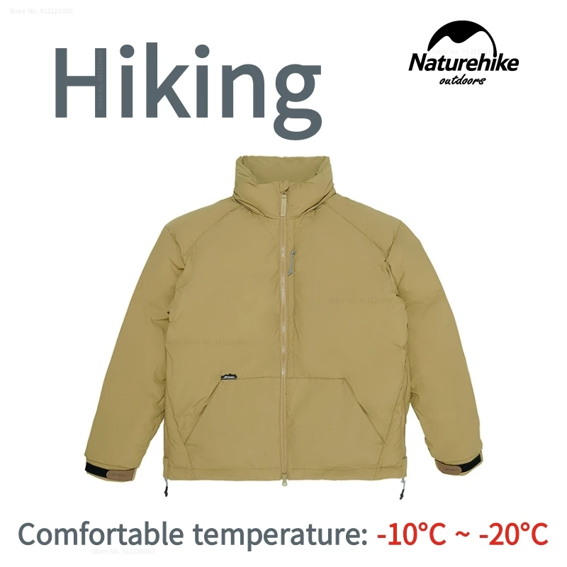 

Naturehike New Outdoor Warm Down Jacket Stand Collar Down Jacket Winter Breathable Warm Jacket Hiking Camping Keep Warm Clothing