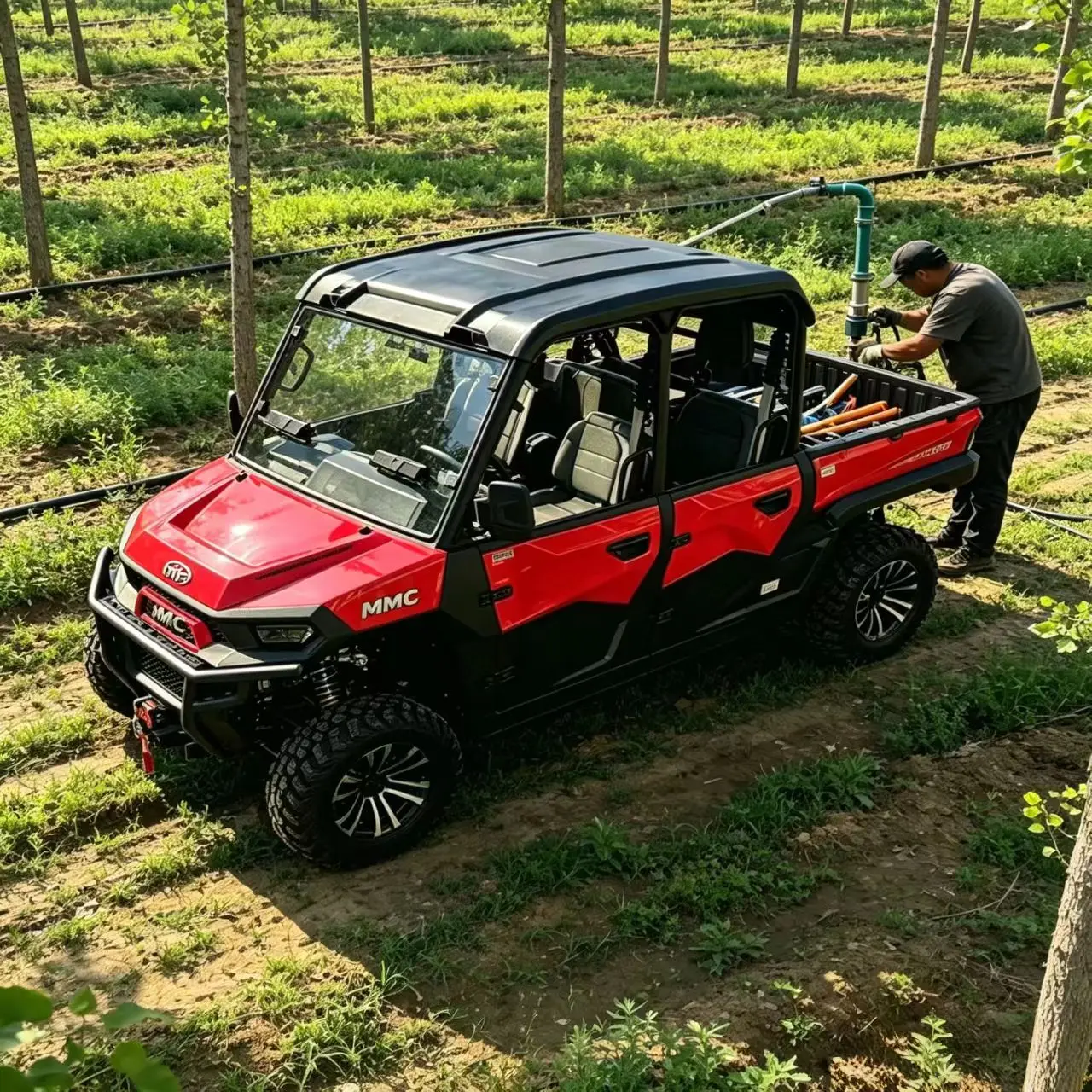 Popular Cheap Chinese UTV 4x4 500cc 800cc 1000cc Four-wheel Motorcycle MAX.Horsepower hi ATV and UTV for Sale
