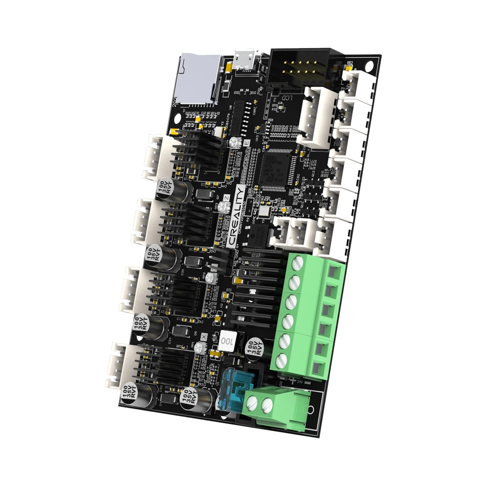 Creality nova chegada e3 free-run placa-mãe silenciosa atualização suporte necessário marlin & klipper firmware github código de código de código de código aberto