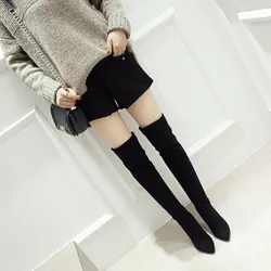 Big Size  11-15 thigh high boots knee high boots over the knee boots women ladies boots	shoes woman winter boots women