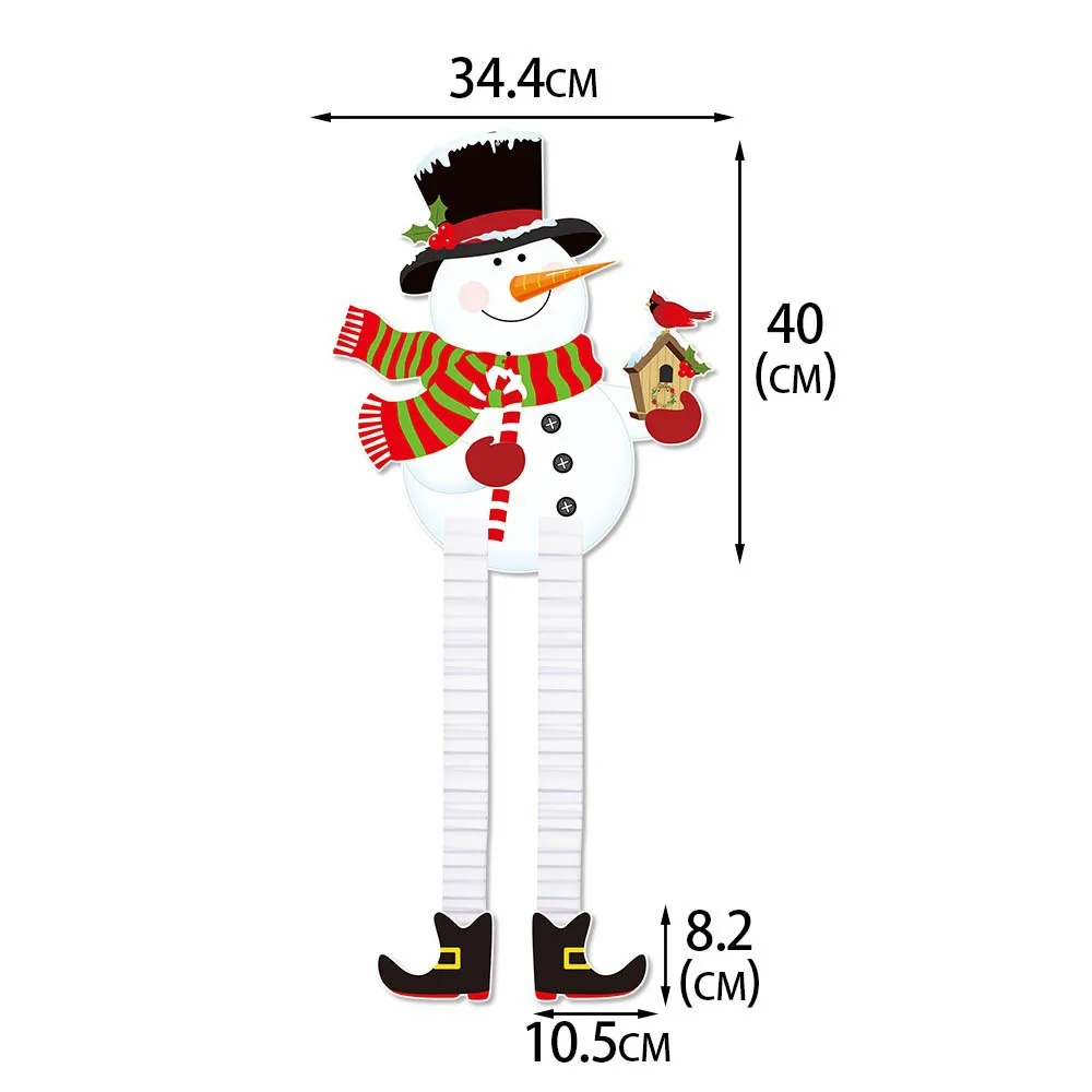 Natale Babbo Natale Retrattile Ornamento da appendere Decorazioni per feste Atmosfera natalizia