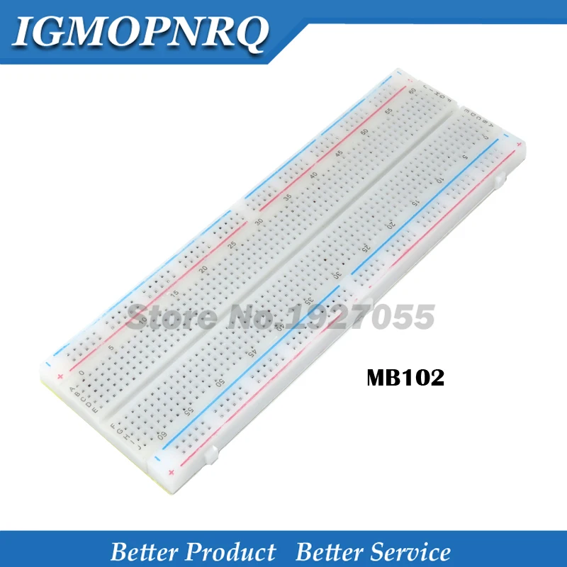 1pcs Breadboard 830-point Solderless PCB Breadboard MB-102 MB102 Test Development Board  102