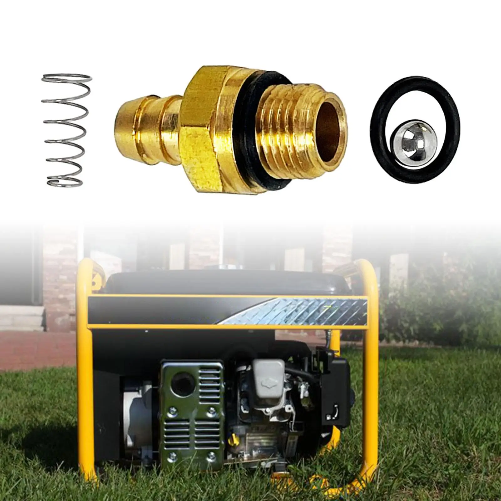 Durable Copper Chemical Injector Kit Professional Soap Mixing Replacement Set for Pressure Washer Utility Use