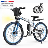 New model M26-3 adult high-speed 500W brushless motor 48V7.8AH26-inchfat tires dual suspension shockabsorbingfoldableall-terrain