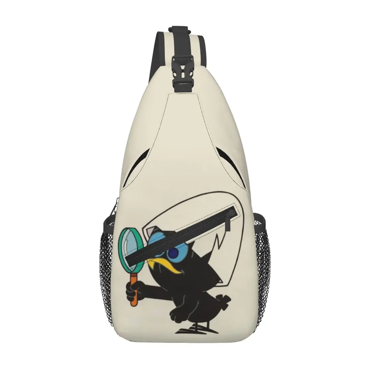 

Custom Calimeros Cartoon Chicken Shoulder Crossbody Chest Backpack raveling Shoulder Chest Bags Sling Bag Shoulder Backpack