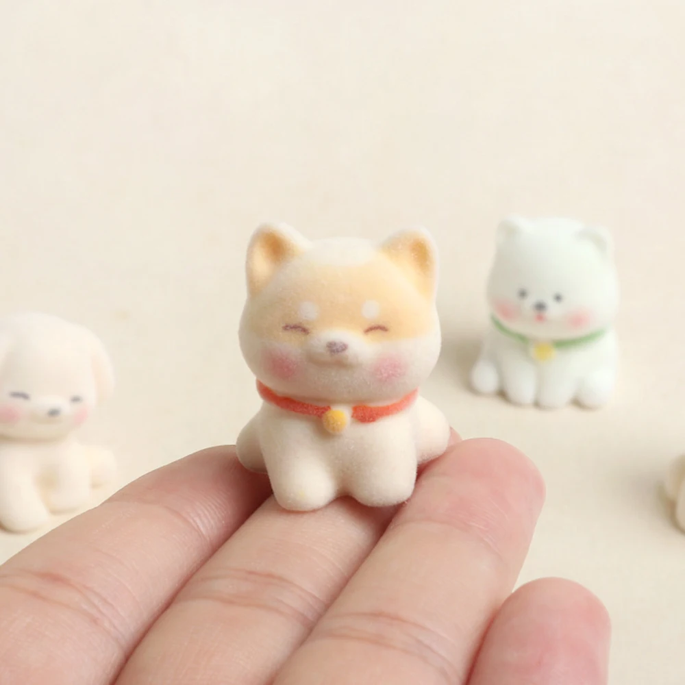 귀여운 통통한 개 소프트 소녀와 소년에게 생일 선물을 줘 집 장식 장식품 고양이, 침실 거실 미니어처